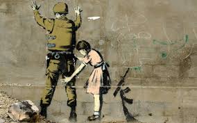 Banksy — Girl and Soldier