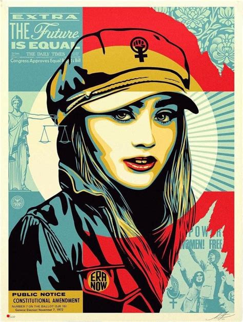 Shepard Fairey — The Future Is Equal